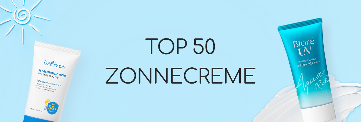 TOP 50 ZONNECREME