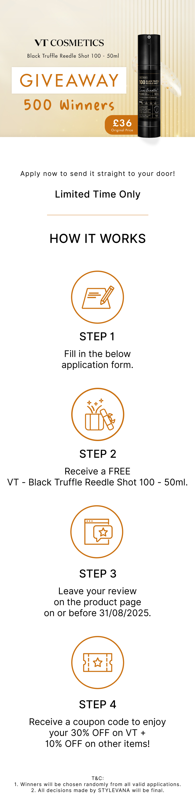 VT Cosmetics Review Program