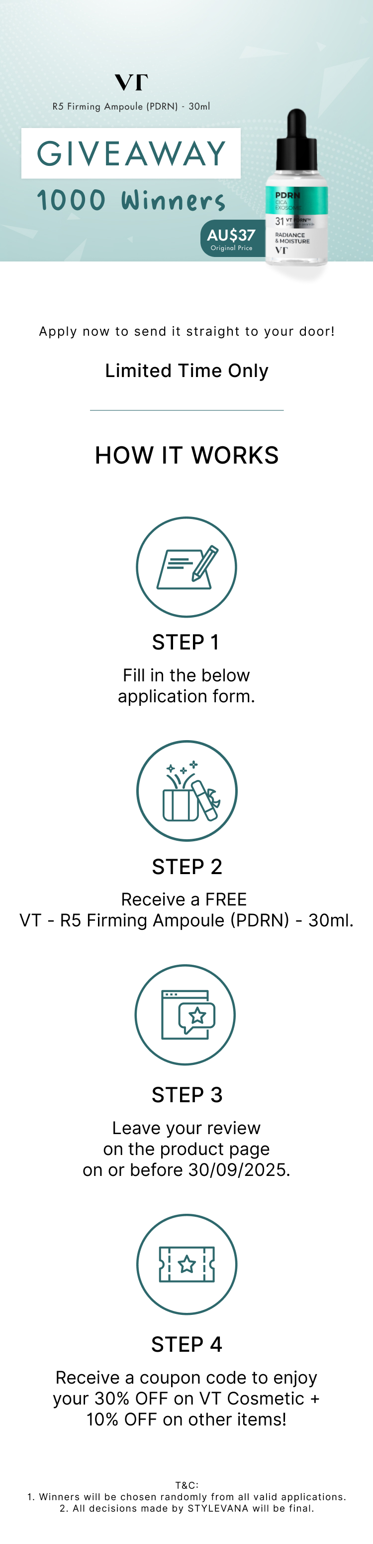 VT Cosmetics Review Program