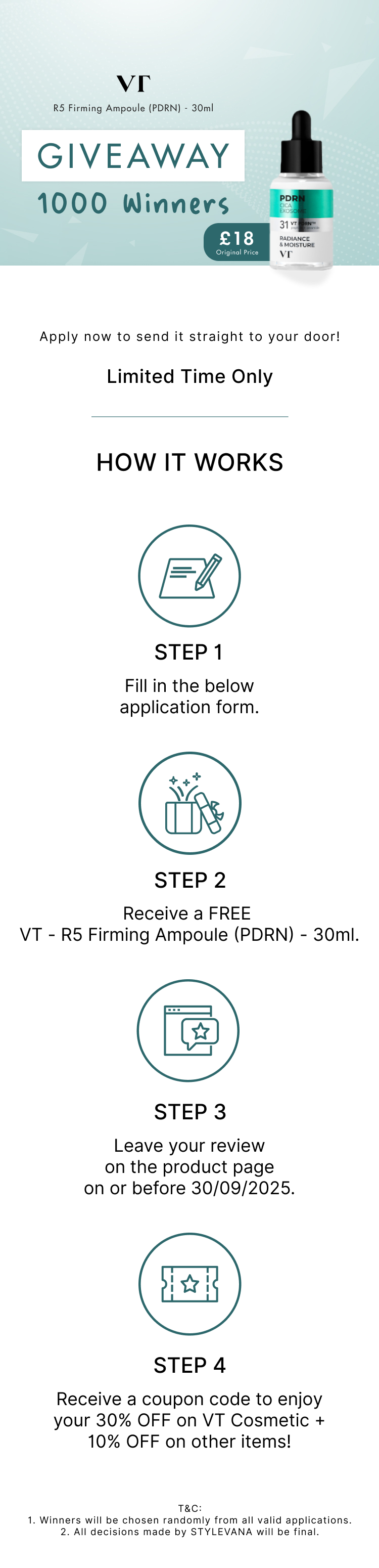 VT Cosmetics Review Program