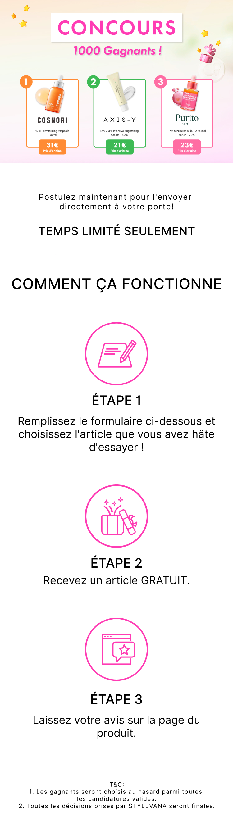 COSNORI,AXIS-Y,Purito SEOUL Review Program