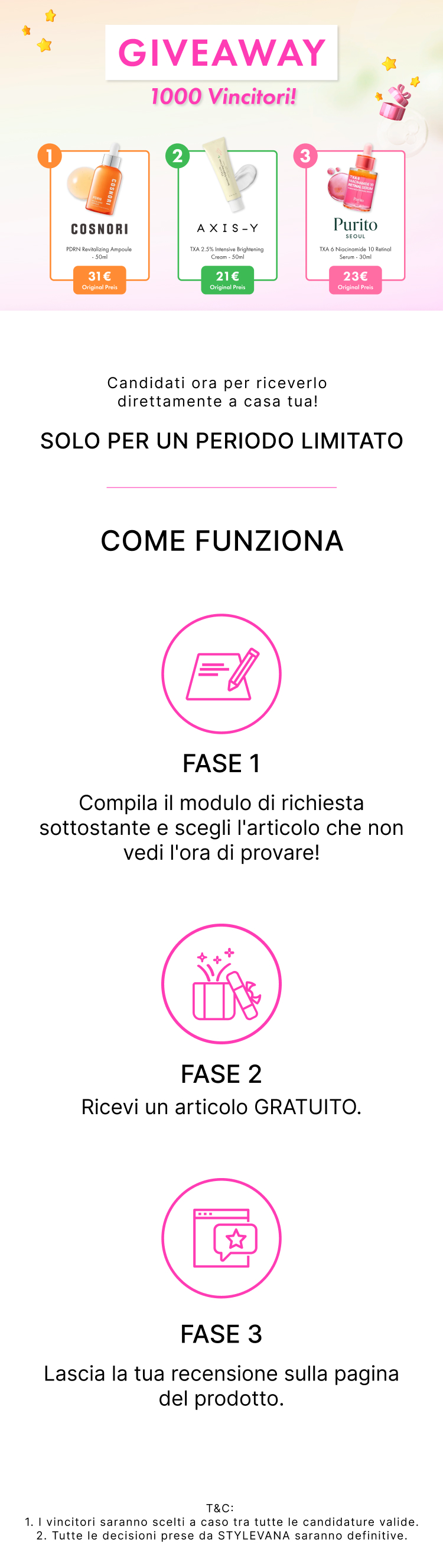 COSNORI,AXIS-Y,Purito SEOUL Review Program