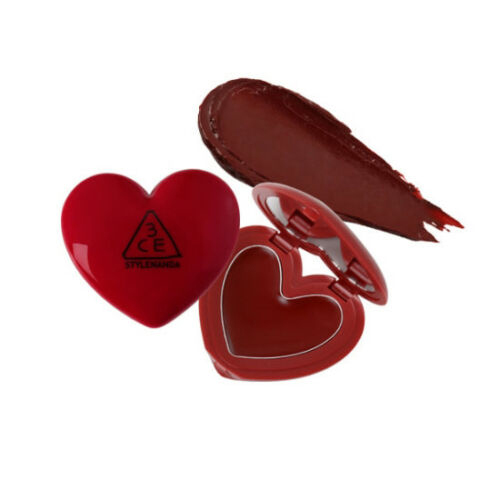 3CE / 3 CONCEPT EYES - Baume à lèvres Heart Pot - Brick Red