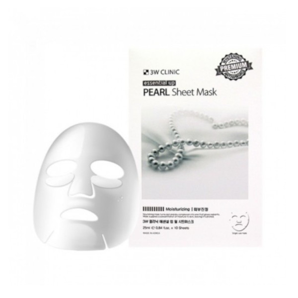 3W Clinic - Masque en tissu Pearl Essential Up - 1pièce
