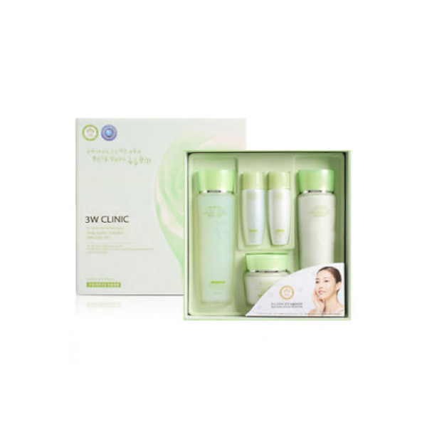 3W Clinic - Ensemble de 3 kits de soins de la peau Snail Moist...