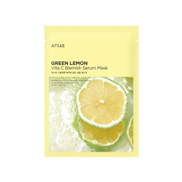 ANUA - Green Lemon Vita C Belmish Serum Mask - 1pc