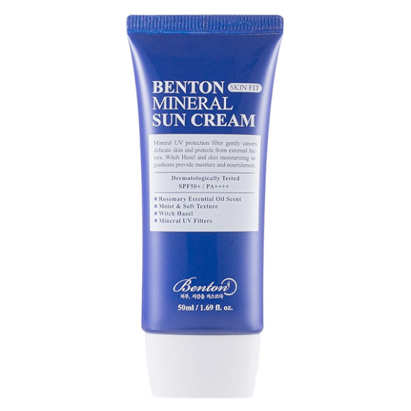 Benton - Crème Solaire Minérale Skin Fit SPF50+/PA++++ - 50ml