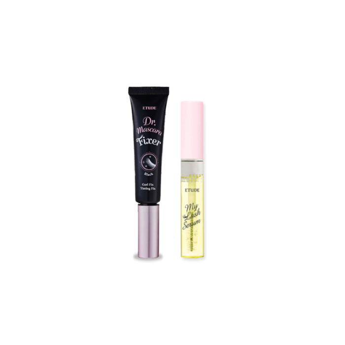 ETUDE - My Lash Serum - 9g (1ea) + Dr. Mascara Fixer - 6g - Black (1ea) Set