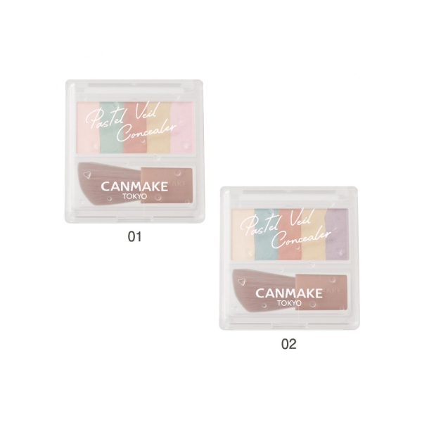 CANMAKE - Pastel Veil Concealer - 1.85g - 02 Beige