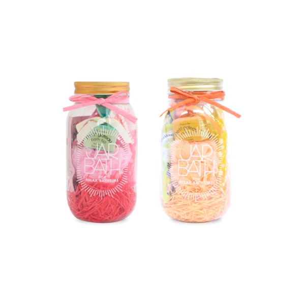 CHARLEY - Jar Bath Salt Gift Set - 6pcs - Pink