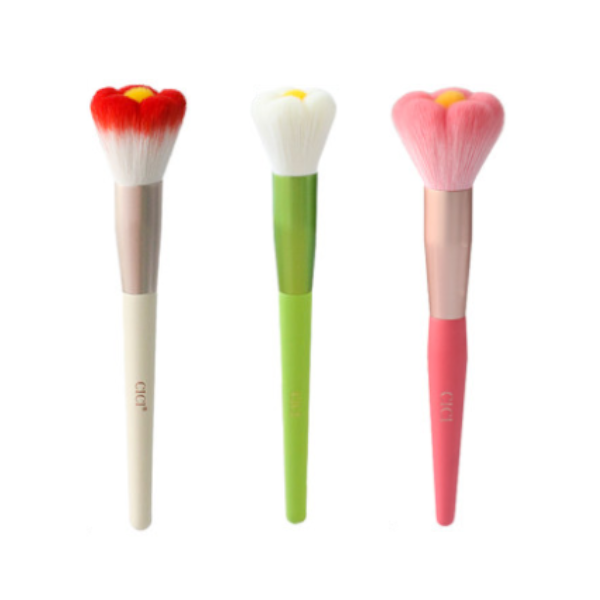 CICI - Flower Shape Makeup Brush #2 (For Blush) - 1pc - Pink