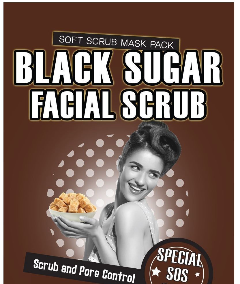 TOSOWOONG - Black Sugar Facial Scrub