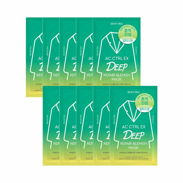 DEWYTREE - AC CTRL EX Deep Repair Blemish Mask - 10pezzi