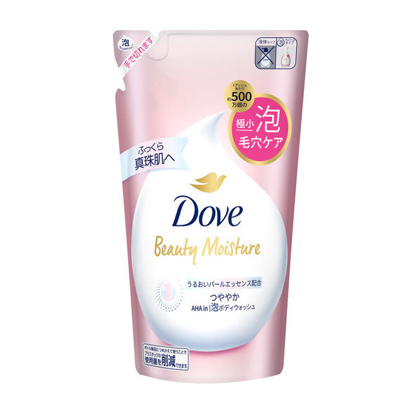 Dove - Beauty Moisture Foam Body Wash Shiny Refill - 430g