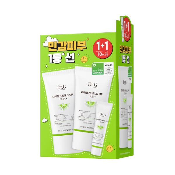 Dr.G - Green Mild Up Sun+ SPF50+ PA++++ Twin Pack - 50ml*2ea