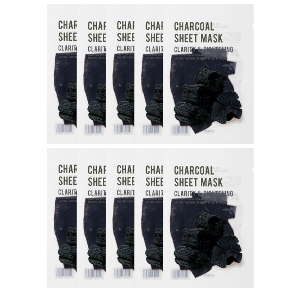 EUNYUL - Purity Charcoal Sheet Mask - 10pcs