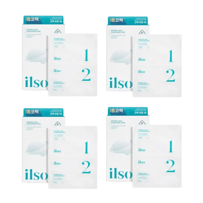 ILSO - Natural Mild Clear Nose Pack - 5ea (4 Pack) Set