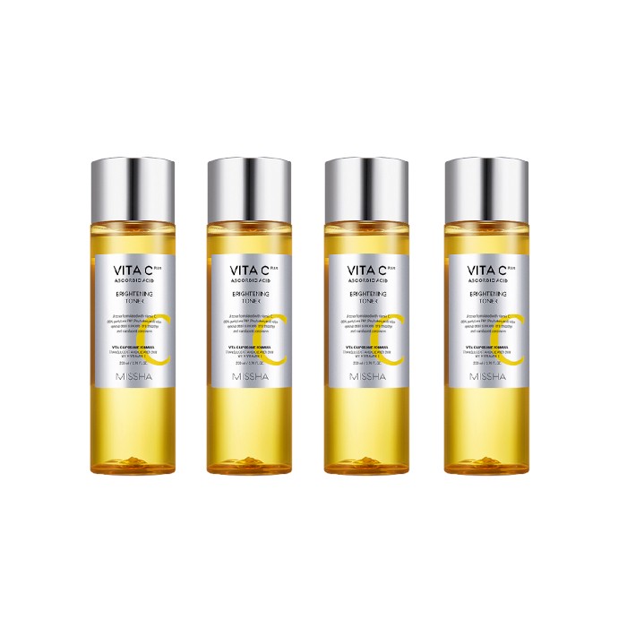 MISSHA - Vita C Plus Brightening Toner - 200ml (4ea) Set