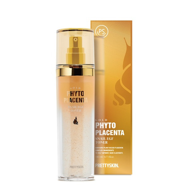 PRETTYSKIN - Gold Phyto Placenta Snail EGF Toner - 140ml