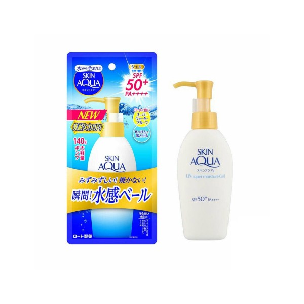 Rohto Mentholatum - Skin Aqua Sunscreen Super Moisture Gel Pump SPF50+ PA++++