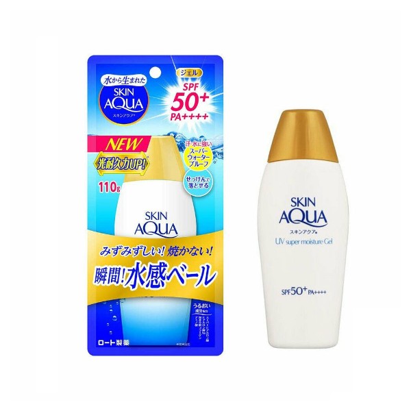 Rohto Mentholatum  - Skin Aqua UV Super Moisture Gel Hydrating Sunscreen SPF50+/PA++++ - 110g