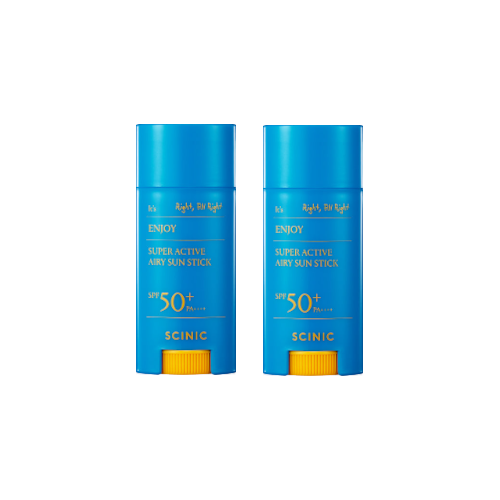 SCINIC Enjoy Super Active Airy Sun Stick SPF50+ PA++++ - 15g (2ea) Set