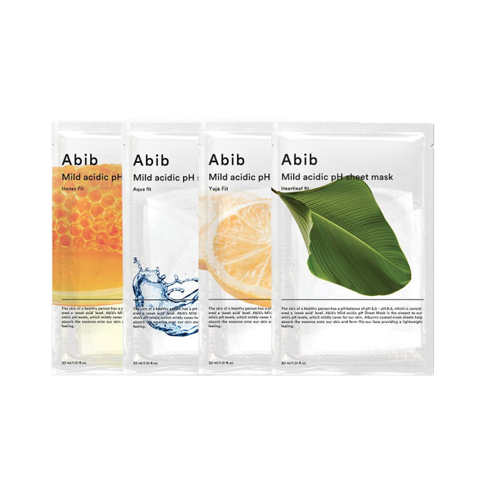 Abib Mild Acidic pH Sheet Mask Sheet Set