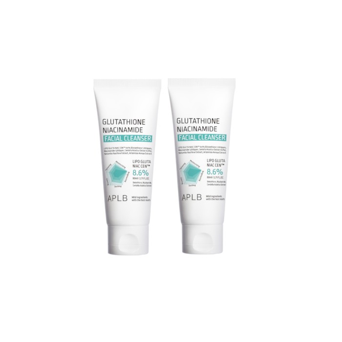 APLB - Glutathione Niacinamide Facial Cleanser - 80ml (2ea) Set