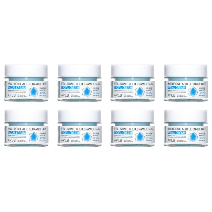 APLB - Hyaluronic Acid Ceramide HA B5 Facial Cream - 55ml (8ea) Set