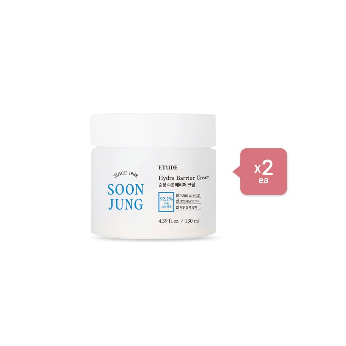 Etude - Soon Jung Hydro Barrier Cream - 130ml (2ea) Set