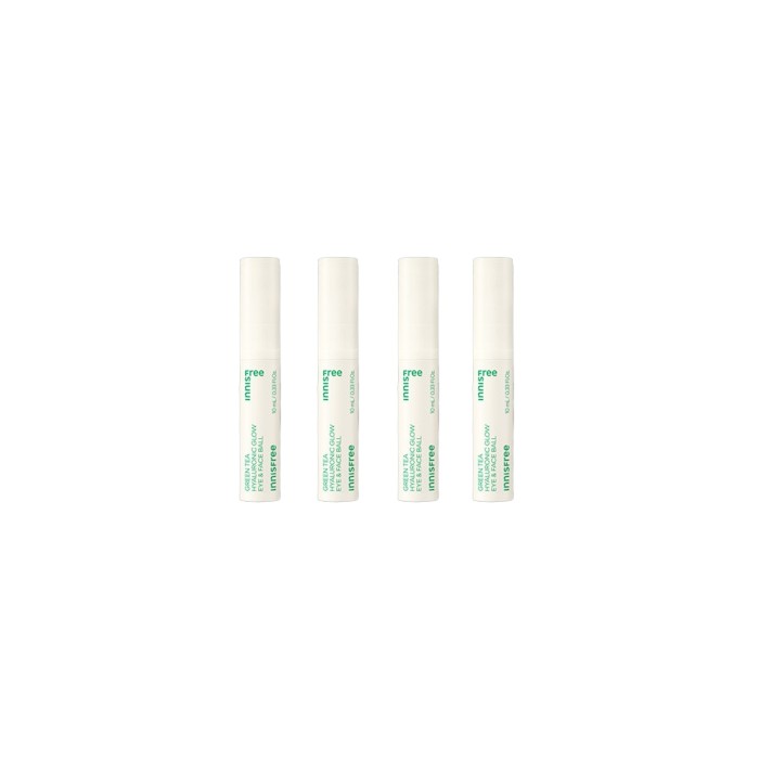 innisfree - Green Tea Hyaluronic Glow Eye & Face Ball - 10ml (4ea) Set