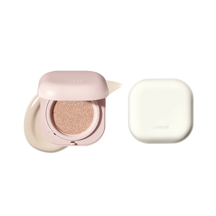 LANEIGE - Neo Cushion Glow SPF46 PA++ (with refill) - 15g*2 - 21N1 Beige X LANEIGE - Neo Essential Blurring Finish Powder - 7g