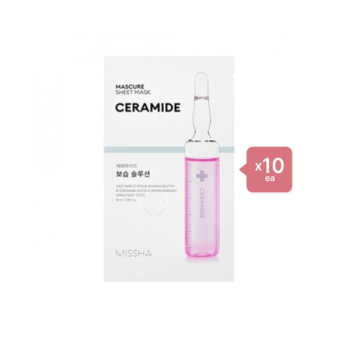 MISSHA Mascure Solution Sheet Mask - Cermide - 1pc (10ea) Set