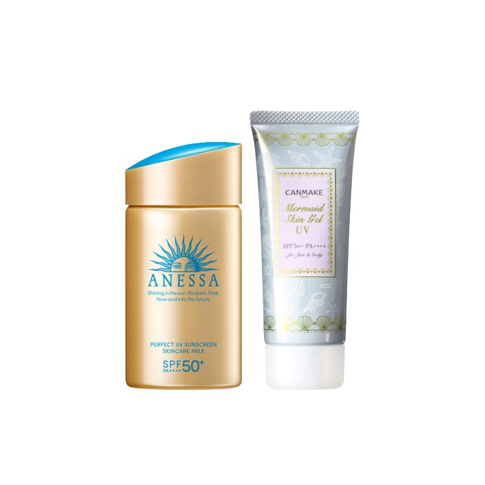 Shiseido X Canmake Best Sunscreen Set