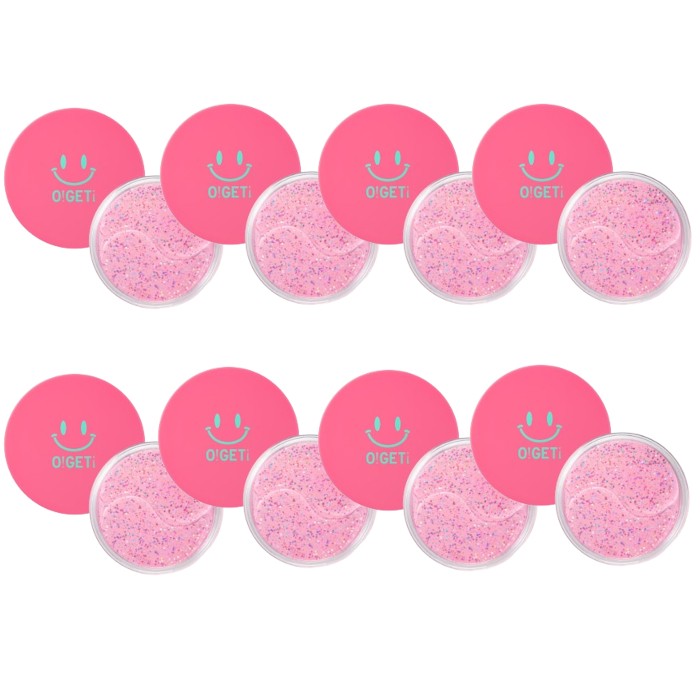 OGETi - Pink Collagen Hydrogel Eye Patch - 32pcs (8ea) Set