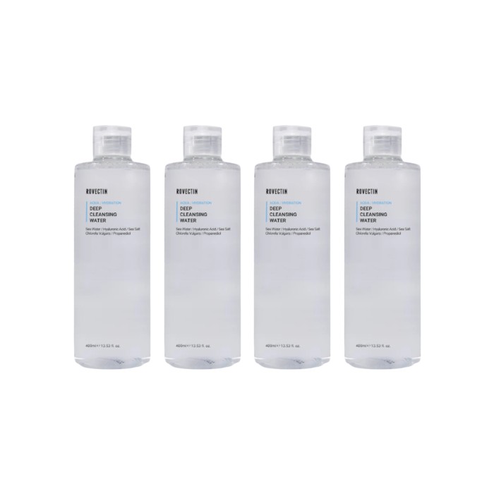 ROVECTIN - Aqua Deep Cleansing Water - 400ml (4ea) Set