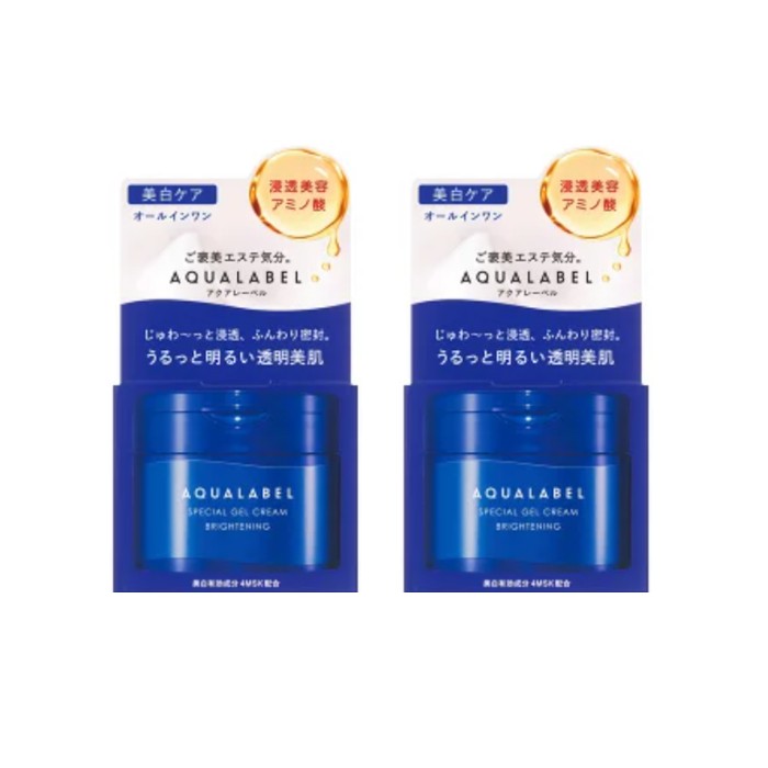 Shiseido - Aqua Label Special Gel Cream Brightening - 90g (2ea) Set