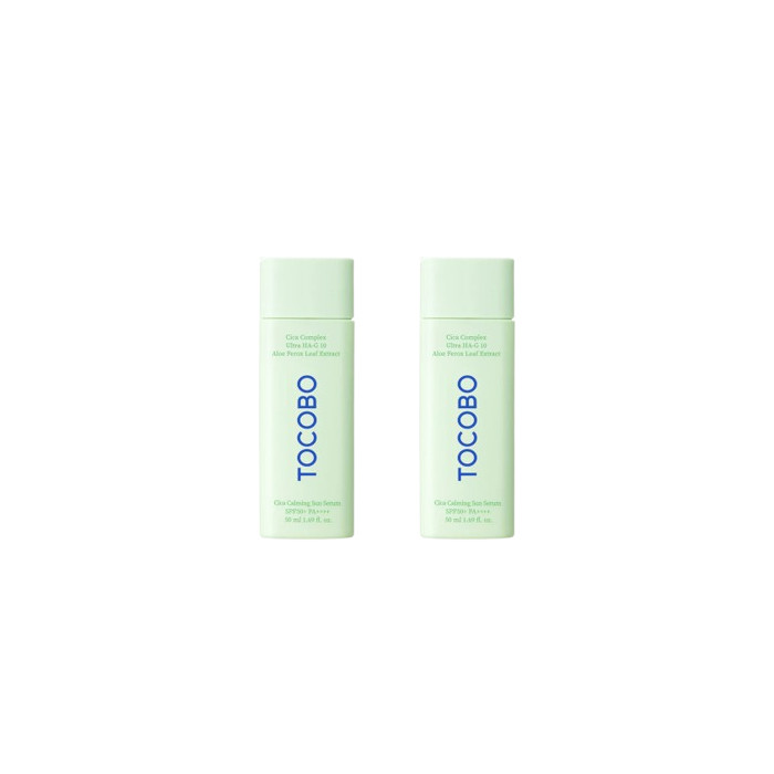 TOCOBO - Cica Calming Sun Serum SPF50+ PA++++ - 50ml (2ea) Set