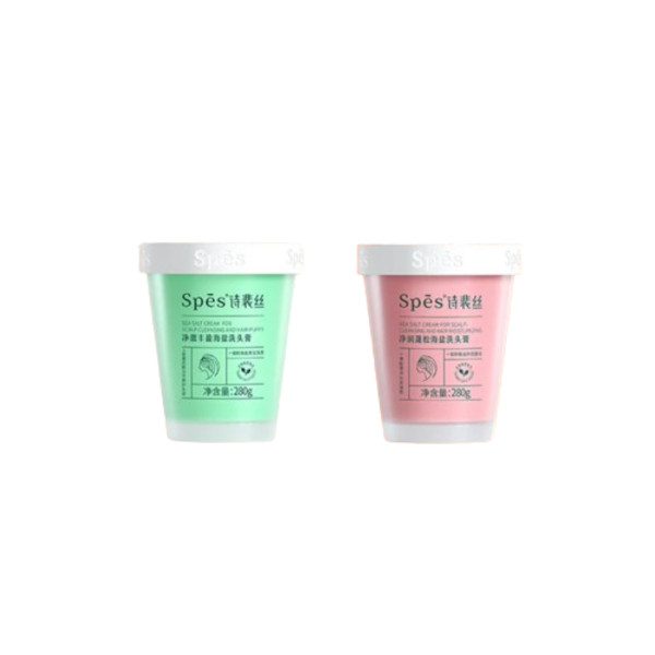 Spes - Sea Salt Cream Green & Pink Set - 280g + 280g