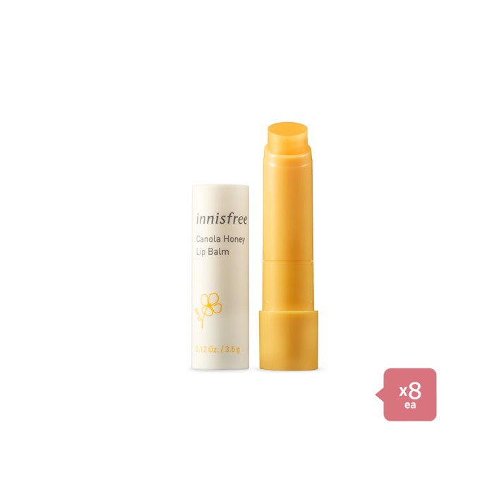 innisfree - Canola Honey Lip Balm (8ea) Set