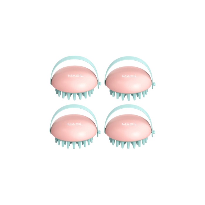 Masil - Head Cleansing Massage Brush - 4pc Set