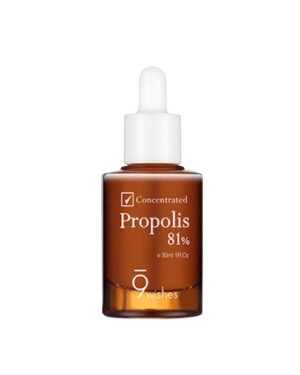 9wishes - Ampoule de concentré de propolis 81% - 30ml