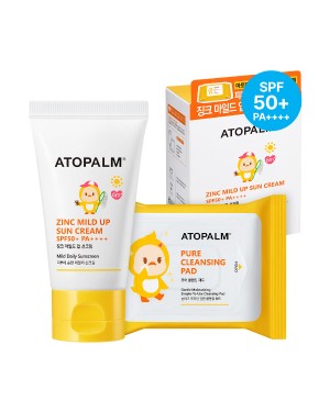 Atopalm - Outdoor Sun Milk SPF50+ PA+++ Special Set - 1set (2items)