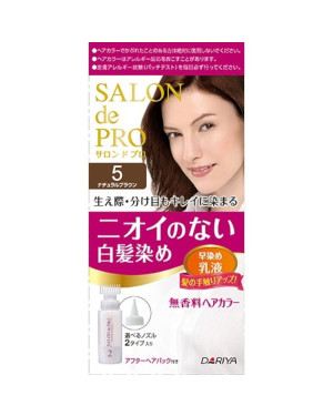 Dariya - Salon De Pro Hair Color Emulsion - 1box - 5 Natural brown