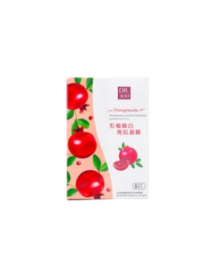 DR. JOU - Pomegranate Luminous Facial Mask - 8 fogli