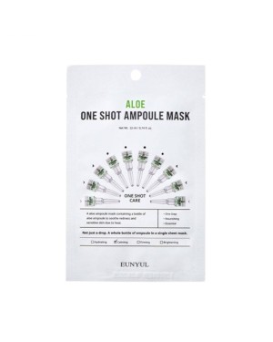 EUNYUL - Aloe One Shot Ampoule Mask - 1pieza