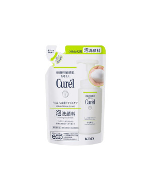 Kao - Curel - Sebum Trouble Care Foaming Wash Refill - 130ml