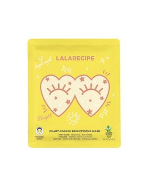LALARECIPE - Heart Goggle Brightening Mask - 1pezzo