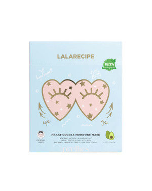 LALARECIPE - Heart Goggle Moisture Mask - 10pezzi