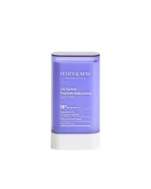 Mary&May - Vegan Peptide Bakuchiol Sun Stick SPF50+ PA++++ - 18g